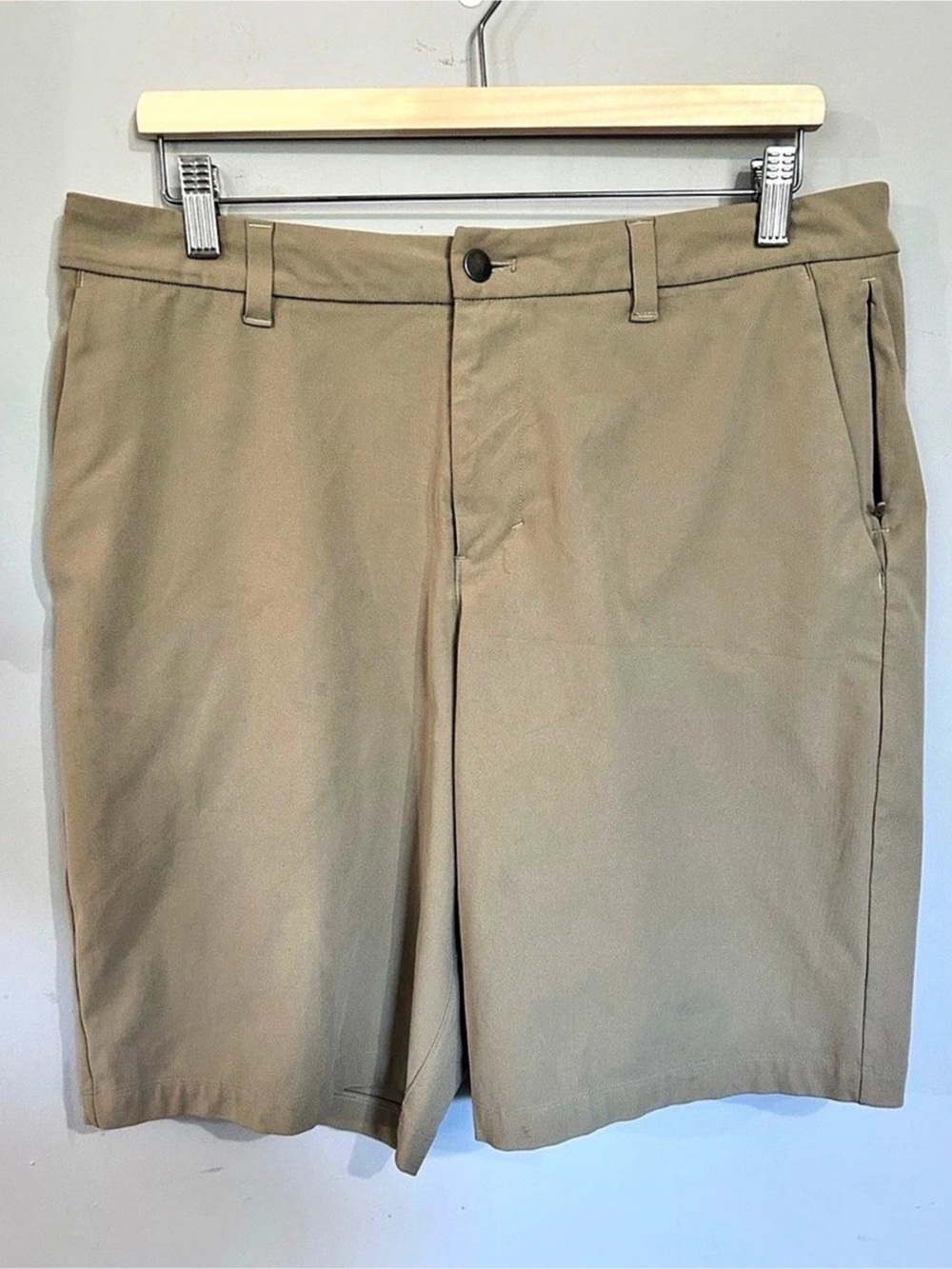 Lululemon ABC Classic-Fit Short 9" WovenAir Brown Waist 33